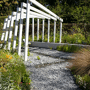 Canadian slate in de tuin
